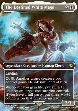 The Destined White Mage - Magic: The Gathering - FINAL FANTASY Holiday Release (Rare) [FINH-444]