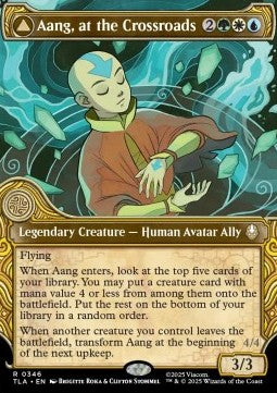 Aang, at the Crossroads // Aang, Destined Savior (V.2) - Avatar: The Last Airbender: Extras (Rare) [XTLA-346]