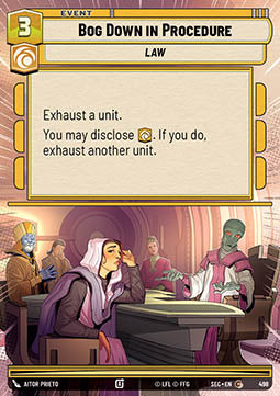 Bog Down in Procedure (V.1) - Secrets of Power: Extras (Common) [XSEC-498]