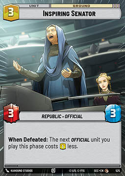 Inspiring Senator (V.1) - Secrets of Power: Extras (Common) [XSEC-525]