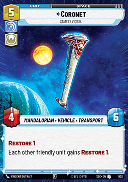 Coronet, Stately Vessel (V.2) - Secrets of Power: Extras (Uncommon) [XSEC-803]