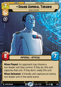 Grand Admiral Thrawn, Grand Schemer (V.3) - Secrets of Power: Extras (Legendary) [XSEC-949]