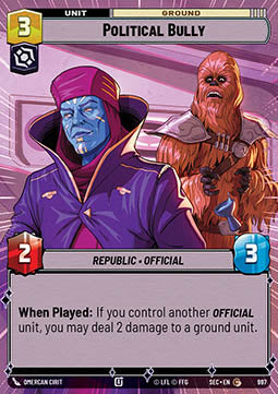 Political Bully (V.2) - Secrets of Power: Extras (Common) [XSEC-997]