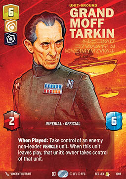 Grand Moff Tarkin, Taking Krennic's Achievement (V.4) - Secrets of Power: Extras (Rare) [XSEC-1096]