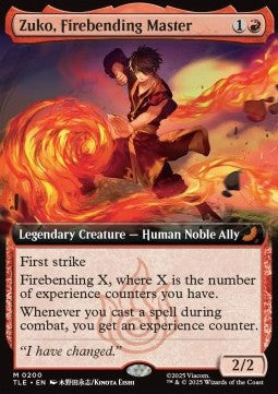 Zuko, Firebending Master (V.2) - Magic: The Gathering | Avatar: The Last Airbender: Eternal (Mythic) [TLE-200]