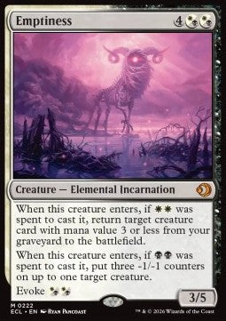 Emptiness - Lorwyn Eclipsed (Mythic) [ECL-222]