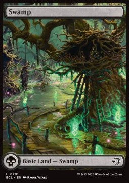 Swamp (V.3) - Lorwyn Eclipsed (Land) [ECL-281]