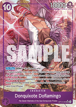 Donquixote Doflamingo (OP14-069) (V.2) - The Azure Sea's Seven (Alternate Art) [OP14-069]