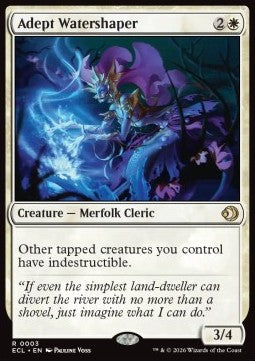 Adept Watershaper - Lorwyn Eclipsed (Rare) [ECL-3]