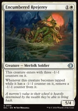 Encumbered Reejerey - Lorwyn Eclipsed (Uncommon) [ECL-14]