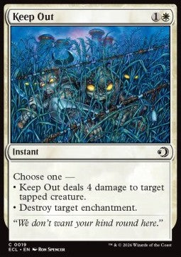 Keep Out - Lorwyn Eclipsed (Common) [ECL-19]