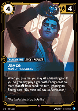 Jayce, Man of Progress - Spiritforged (Rare) [SFD-084]