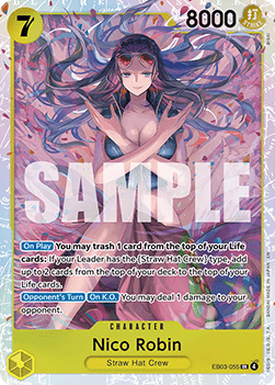 Nico Robin (EB03-055) (V.1) - Heroines Edition (Super Rare) [EB03-055]