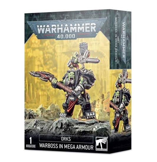 ORKS: ORK WARBOSS IN MEGA ARMOUR
