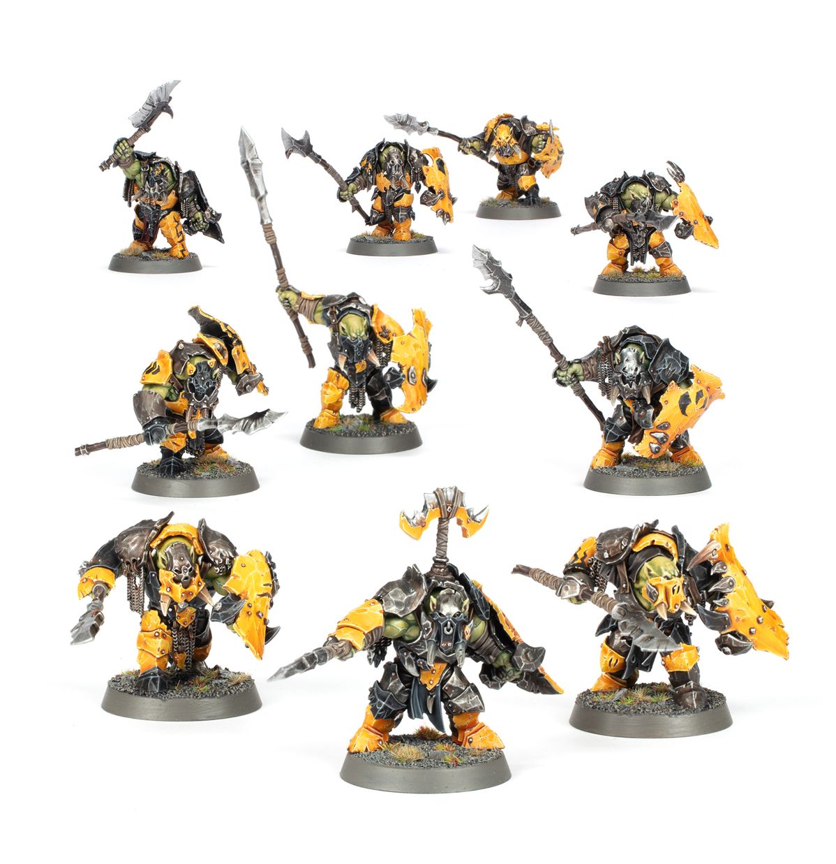 SPEARHEAD:ORRUK WARCLANS IRONJAWZ BIGMOB