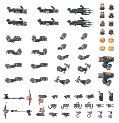 Warhammer 40,000 Ironhead Squat Prospectors Weapons & Upgrades