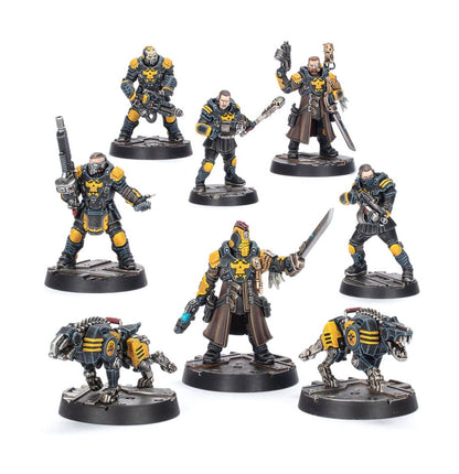 Collection of detailed figurines on a white background