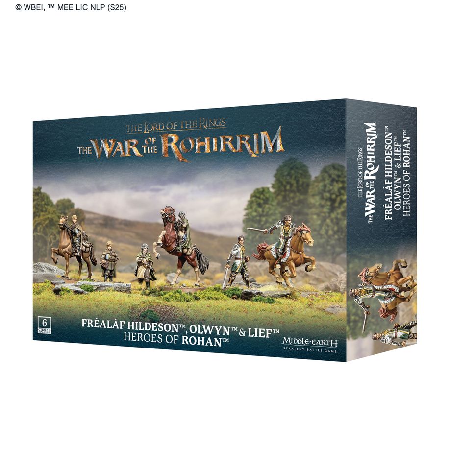 Box for 'The War of the Rohirrim' featuring characters from 'The Lord of the Rings' on a scenic background.