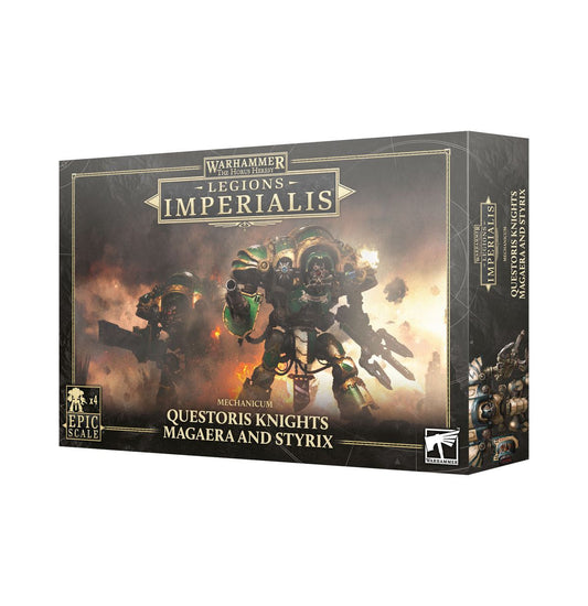 Warhammer - Legions Imperialis: Mechanicum Questoris Knights Magaera and Styrix