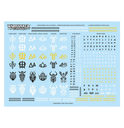 DWARFEN MOUNTAIN HOLDS: DWARF WARRIORS