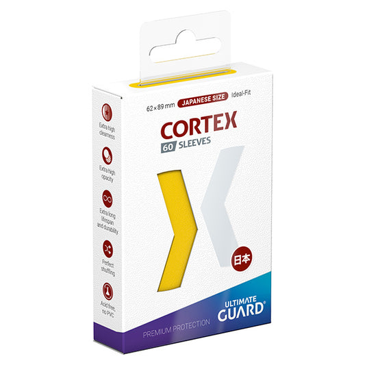 Ultimate Guard - Cortex Sleeves Japanese Size - Yellow 60pk