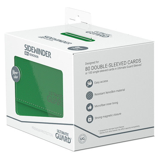 Ultimate Guard - Sidewinder 80+ XenoSkin - Monocolor Green