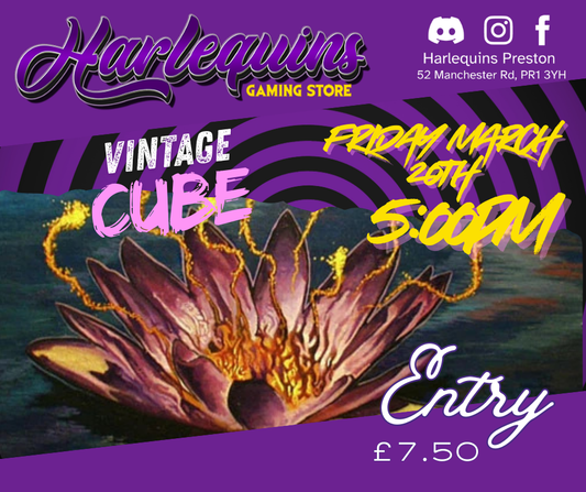 March 20th - Harlequins Vintage Cube