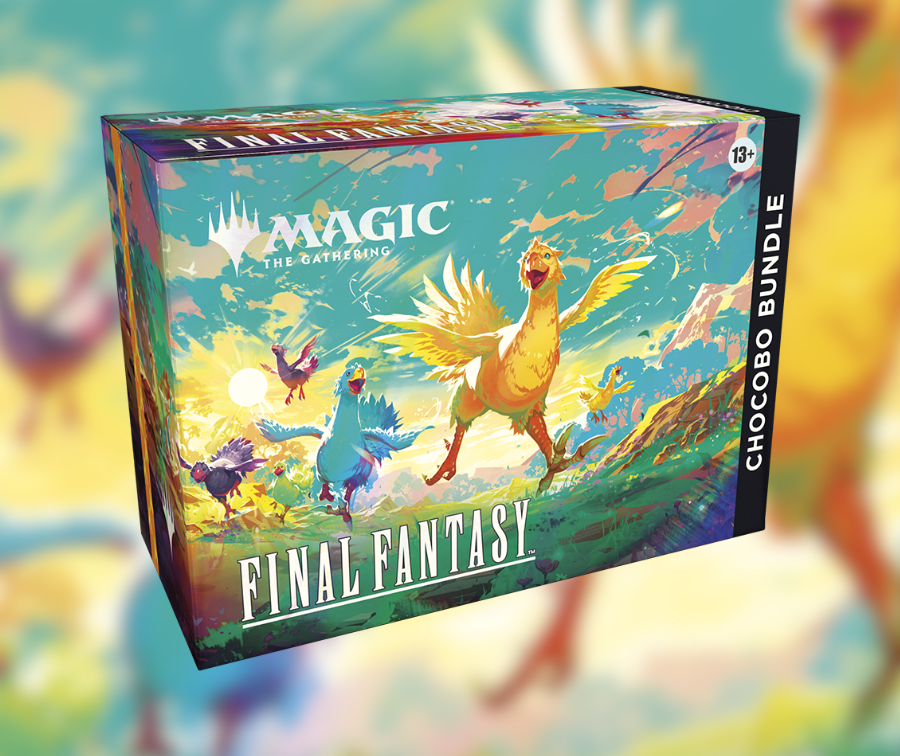 magic the gathering final fantasy chocobo bundle box with chocobo background product image