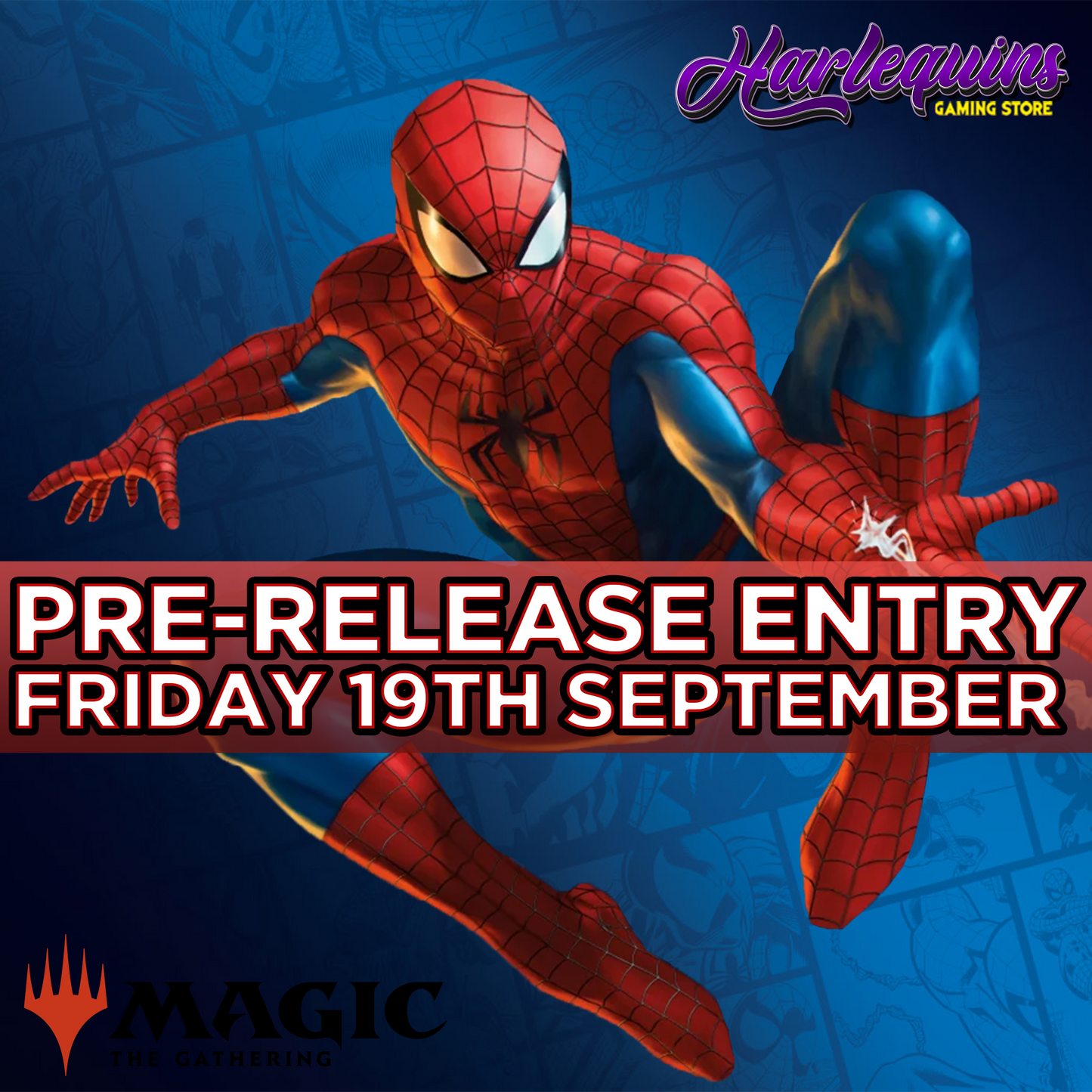 Magic the Gathering: Spiderman Pre-Release Event Ticket 19/09/25