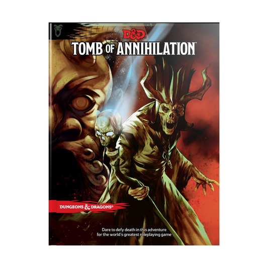 Tomb of annihilation dungeons and dragons book front cover 