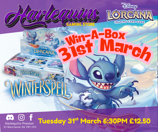 Winterspell Win-A-Box 31st March