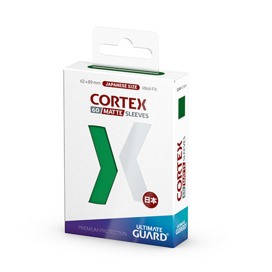 Ultimate Guard - Cortex Sleeves Japanese Size - Matte Green 60pk