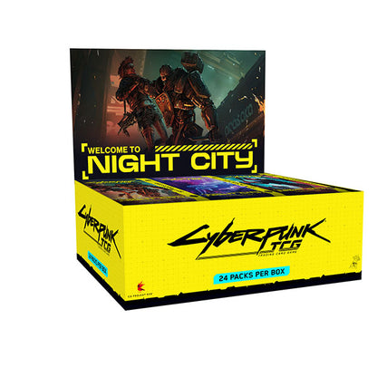 (PRE-ORDER) Cyberpunk TCG - Welcome to Night City Booster Display (24 Packs)