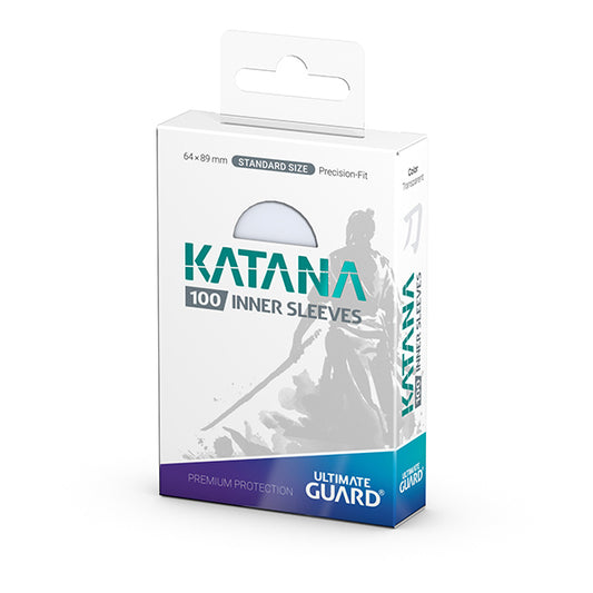 Ultimate Guard - Katana Precise-Fit Sleeves Standard Size - Transparent 100pk