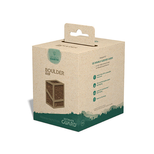 Ultimate Guard - Return to Earth Boulder 133+ Deck Case Standard Size - Brown