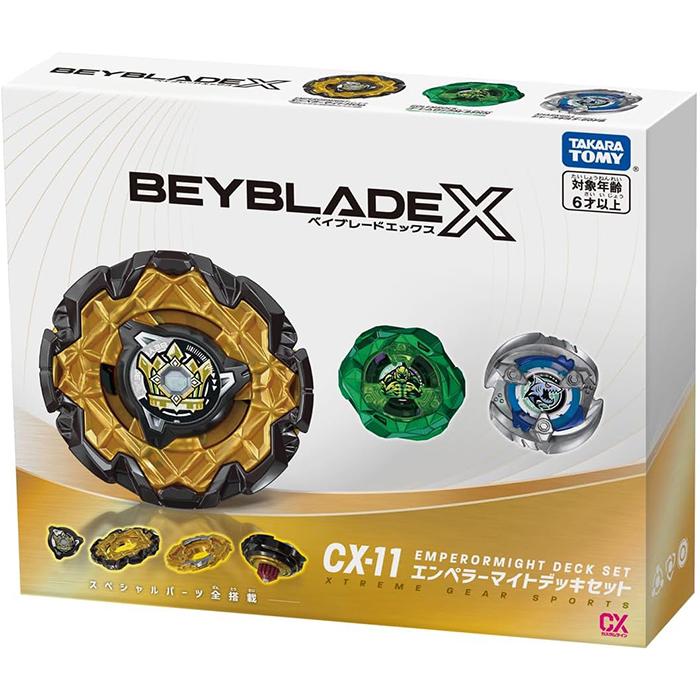 Beyblade X: CX-11 EmperorMight Deck Set Takara Tomy