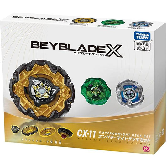 Beyblade X: CX-11 EmperorMight Deck Set Takara Tomy