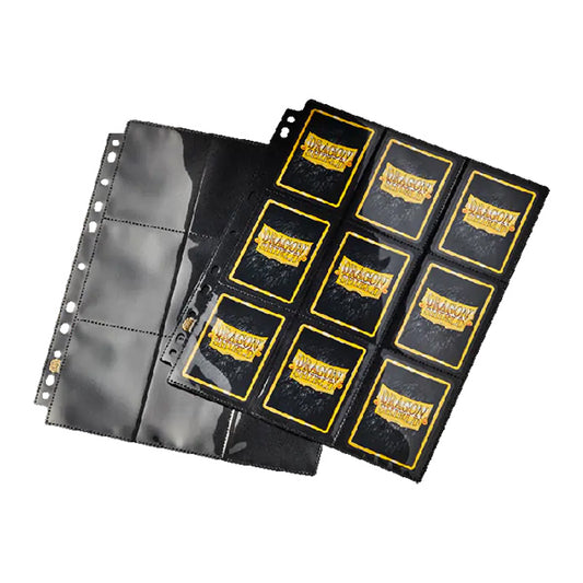 Dragon Shield - 18-Pocket Binder Pages Japanese 50pk  - Clear Front