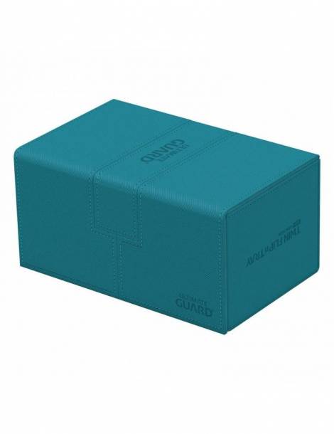 Ultimate Guard - Twin Flip n Tray 160+ Xenoskin - Monocolor Blue