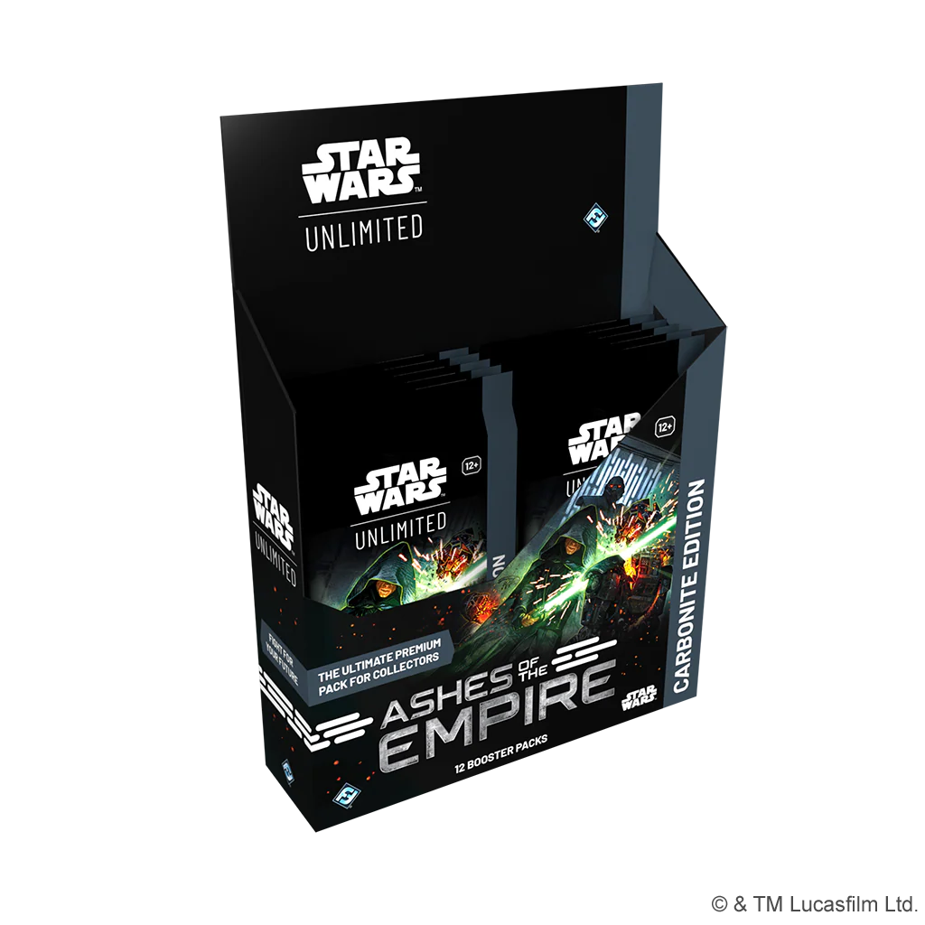 PRE-ORDER: Star Wars: Unlimited - Ashes of the Empire Carbonite Booster Display
