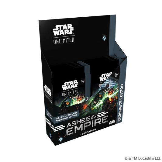 PRE-ORDER: Star Wars: Unlimited - Ashes of the Empire Carbonite Booster Display